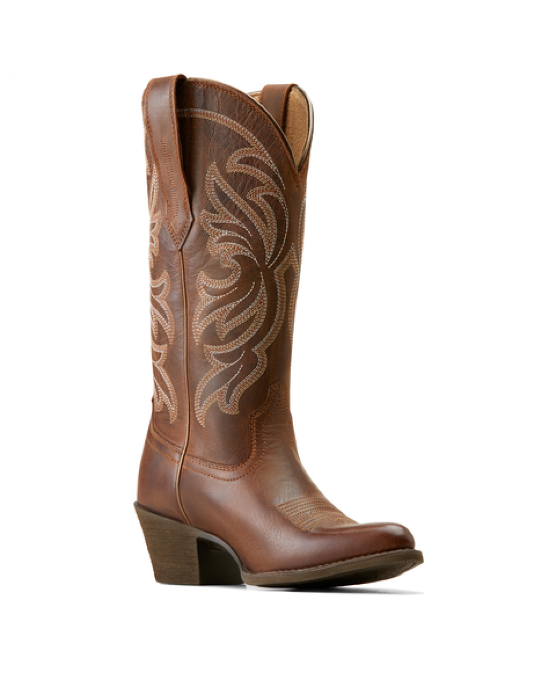 Bottes Western Femme Ariat Heritage - Bout Rond R Toe, Couleur Crème | Taille UK 3.5 | Occasion